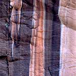 Water Stained, Cross-Bedded Sandstone