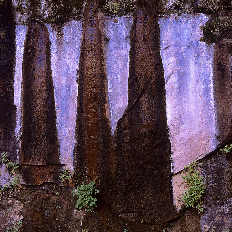 Water Stained Canyon Wall